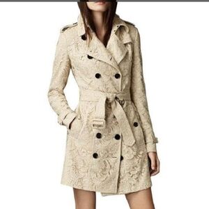 Burberry Cream Trench Coat